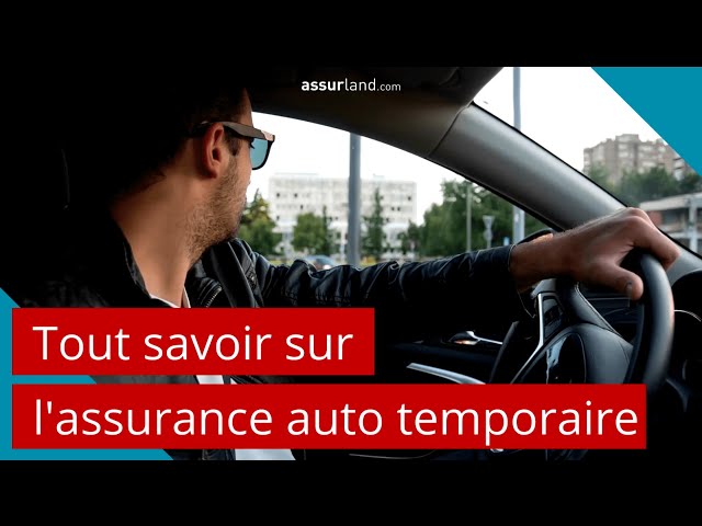 assurance auto temporaire pas cher