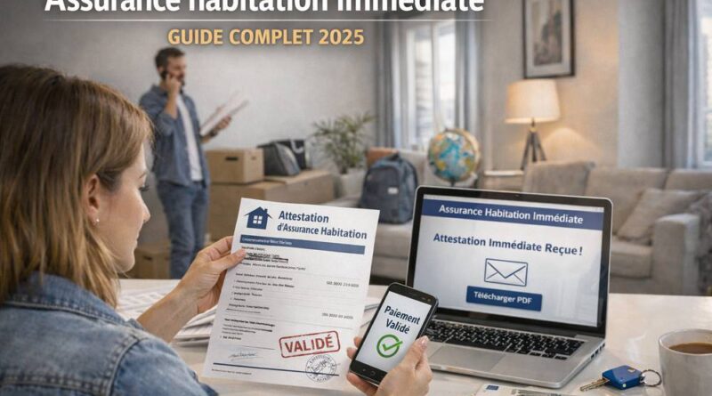 assurance habitation en ligne sans paiement immediat
