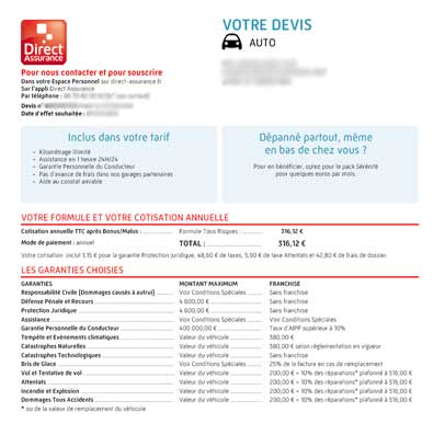 simulation devis auto
